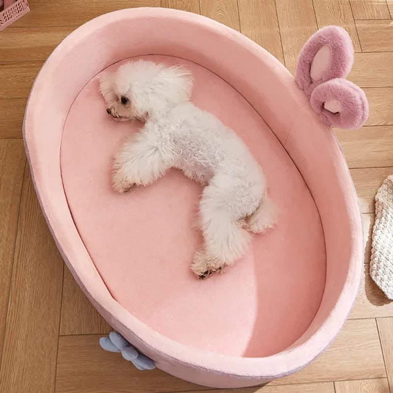 Plush Dog Sofa Bed — Small & Medium Breeds