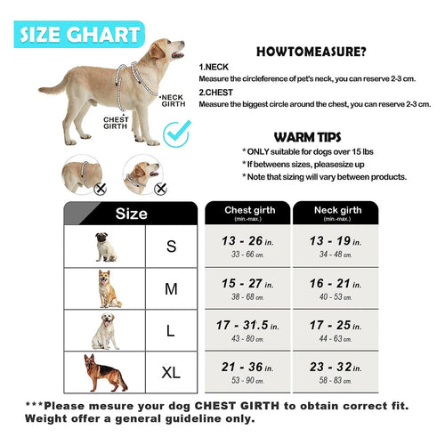 Adjustable No-Pull Dog Harness — Padded Vest with Control Handle