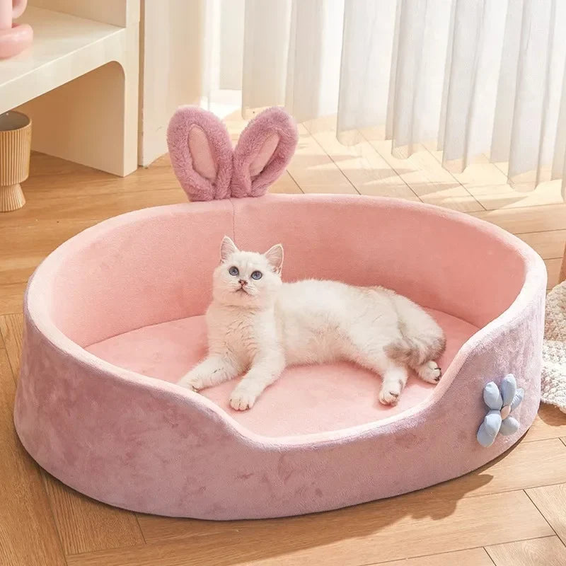 Plush Dog Sofa Bed — Small & Medium Breeds