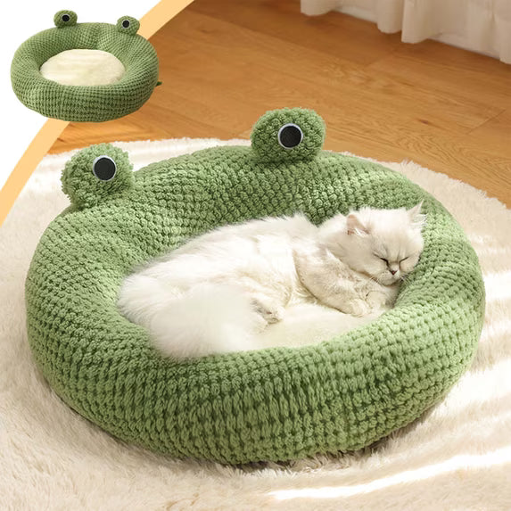 Cosy Igloo Fleece Cave Bed — For Cats & Dogs