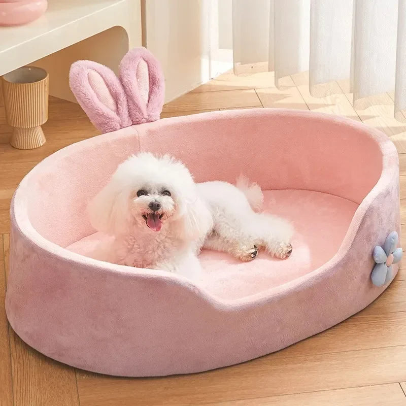 Plush Dog Sofa Bed — Small & Medium Breeds