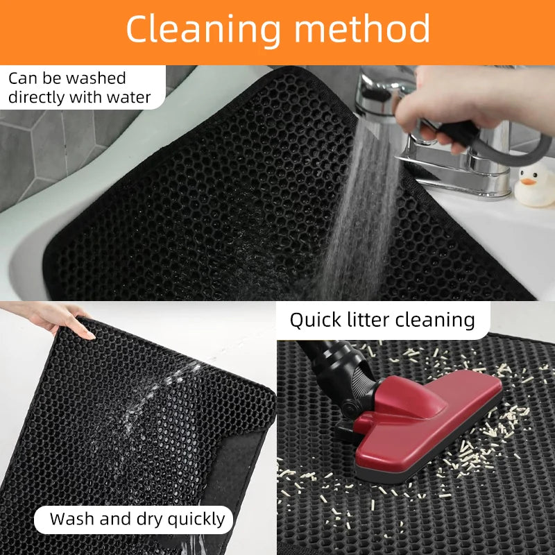 Honeycomb Double-Layer Cat Litter Mat
