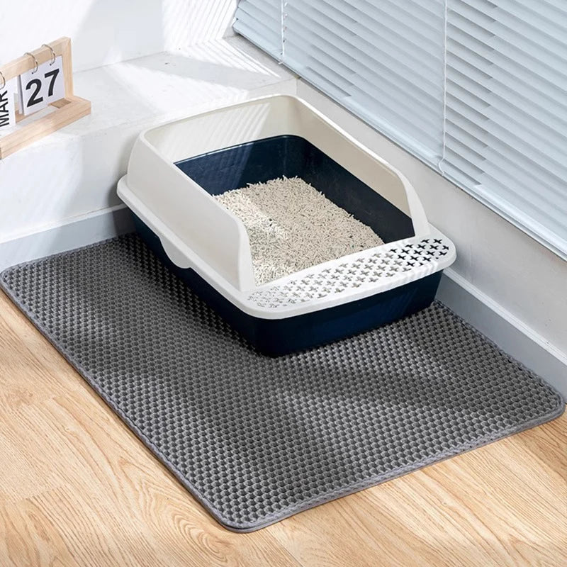 Honeycomb Double-Layer Cat Litter Mat