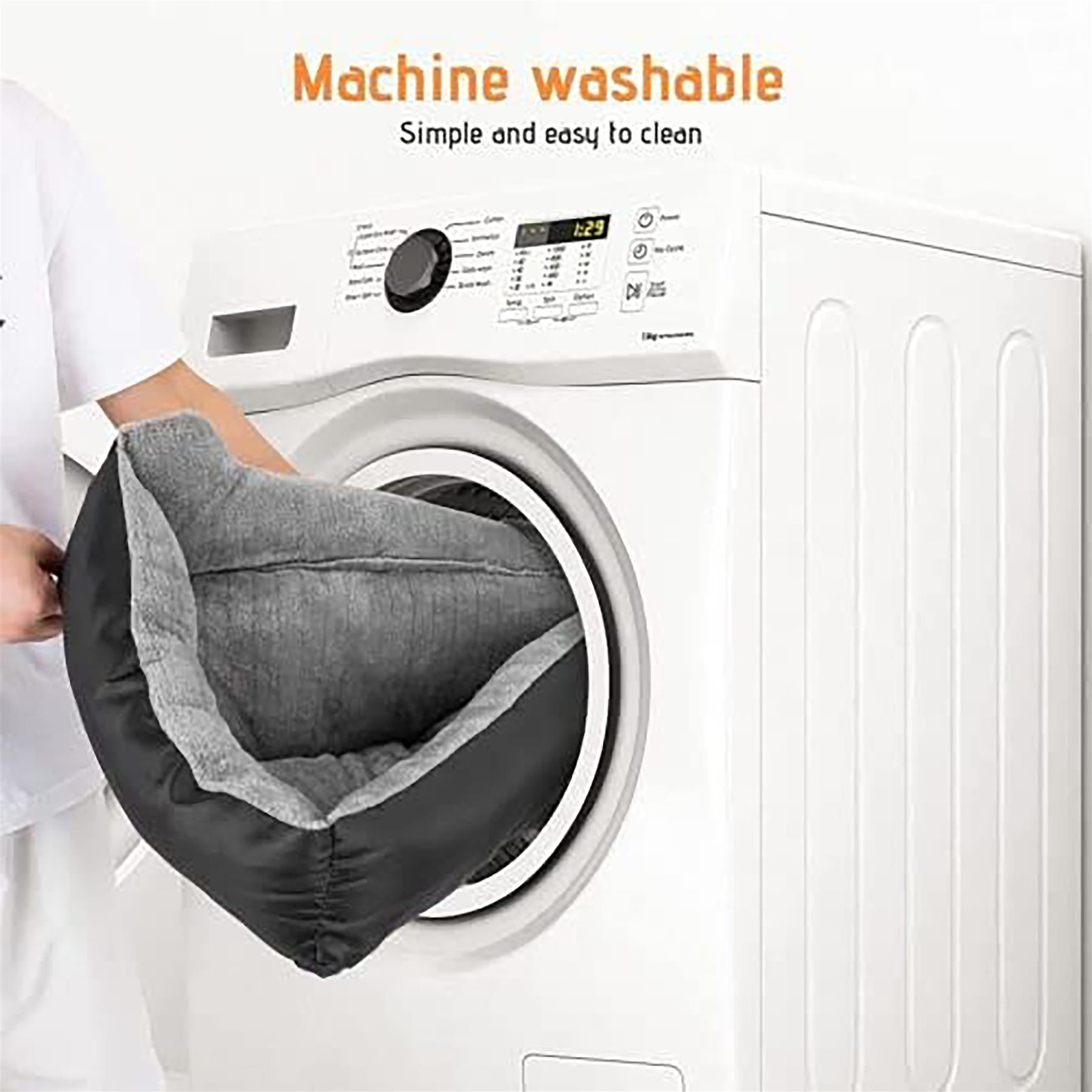 Extra Large Washable Dog Bed — Soft & Calming