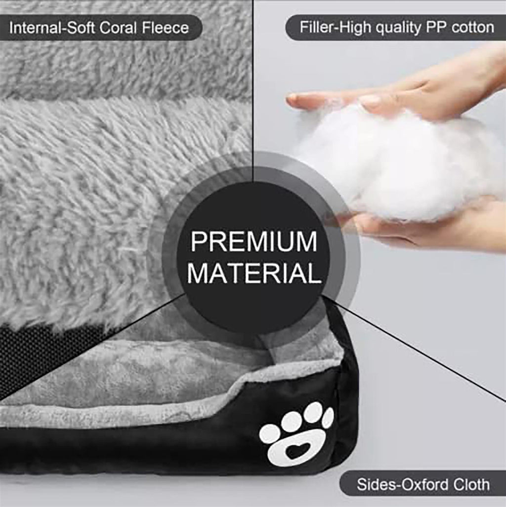 Extra Large Washable Dog Bed — Soft & Calming