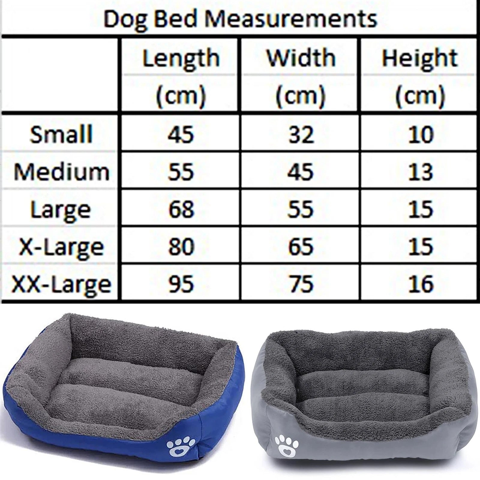 Extra Large Washable Dog Bed — Soft & Calming
